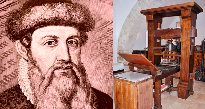 Siglo XV (Johannes Gutenberg)